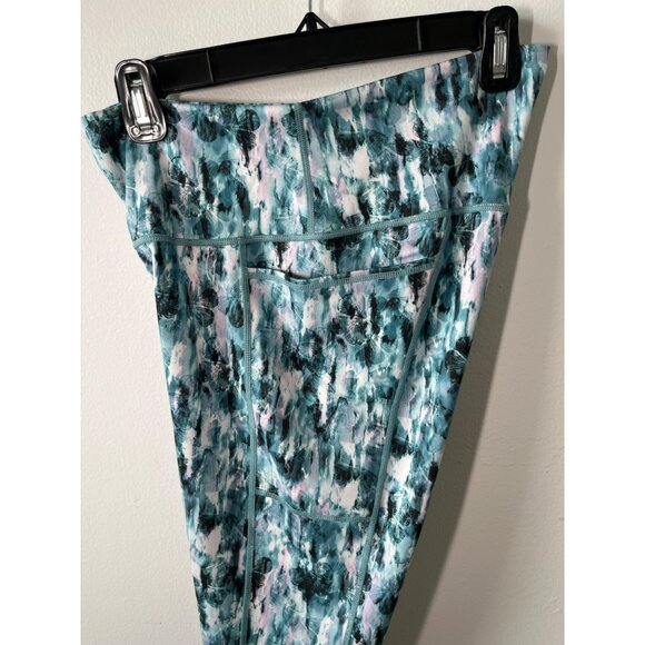Sweaty Betty Super Sculpt 7/8 Size L Watercolor Print Womens Leggings - Picture 7 of 10